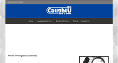 Desktop Screenshot of caughtu.com