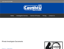 Tablet Screenshot of caughtu.com